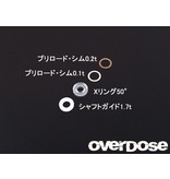 Overdose Shock Oil Seal Set for Vacula, Divall, TRF, etc. (X-Ring/Shaft Guide/Shim)