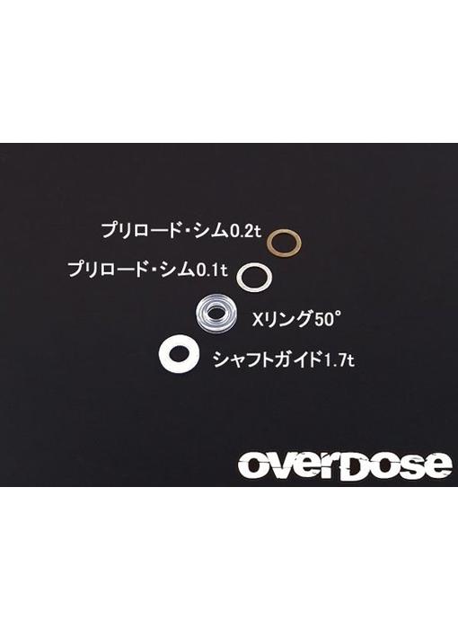 Overdose Shock Oil Seal Set for Vacula, Divall, TRF, etc. (X-Ring/Shaft Guide/Shim)