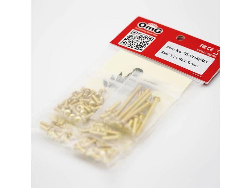 RC OMG TG-GS09/RM - Golden Screw Kit for MST RMX 2.0 S