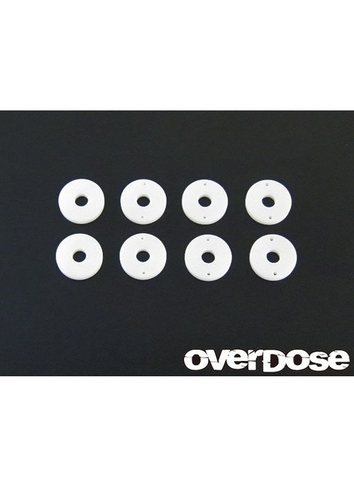 Overdose POM Shock Piston Set for DRB, DIB (φ0.6x2/φ0.7x2/φ0.8x2/Blank)
