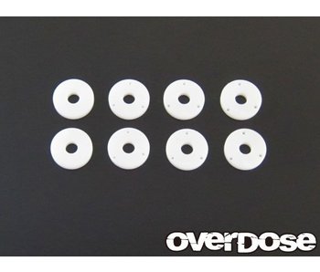 Overdose PTFE Shock Piston Set for DRB, DIB (φ0.6x3/φ0.7x3/φ0.8x3/Blank)