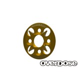 Overdose Spur Gear Support Plate Type-4 / Color: Gold