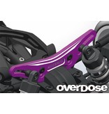 Overdose Height Adjustment Aluminum Front Shock Tower for XEX, XEX Vspec. / Color: Black