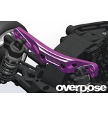 Overdose Height Adjustment Aluminum Rear Shock Tower for XEX, XEX Vspec. / Color: Purple