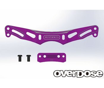 Overdose Height Adj. Alum. Rear Shock Tower for XEX, XEX Vspec. / Purple