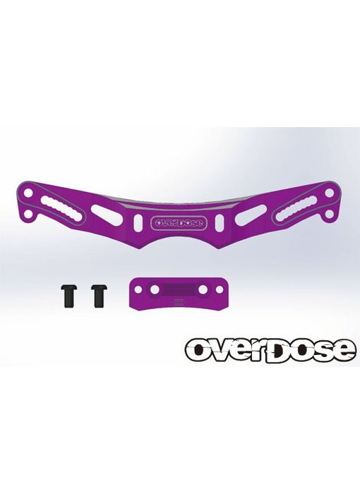 Overdose Height Adj. Alum. Rear Shock Tower for XEX, XEX Vspec. / Purple