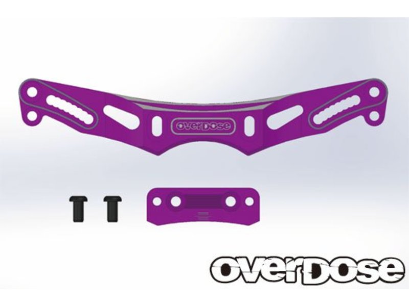 Overdose Height Adjustment Aluminum Rear Shock Tower for XEX, XEX Vspec. / Color: Purple