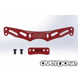 Overdose Height Adjustment Aluminum Rear Shock Tower for XEX, XEX Vspec. / Color: Red