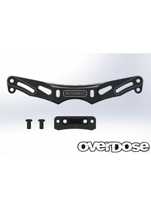 Overdose Height Adj. Alum. Rear Shock Tower for XEX, XEX Vspec. / Black