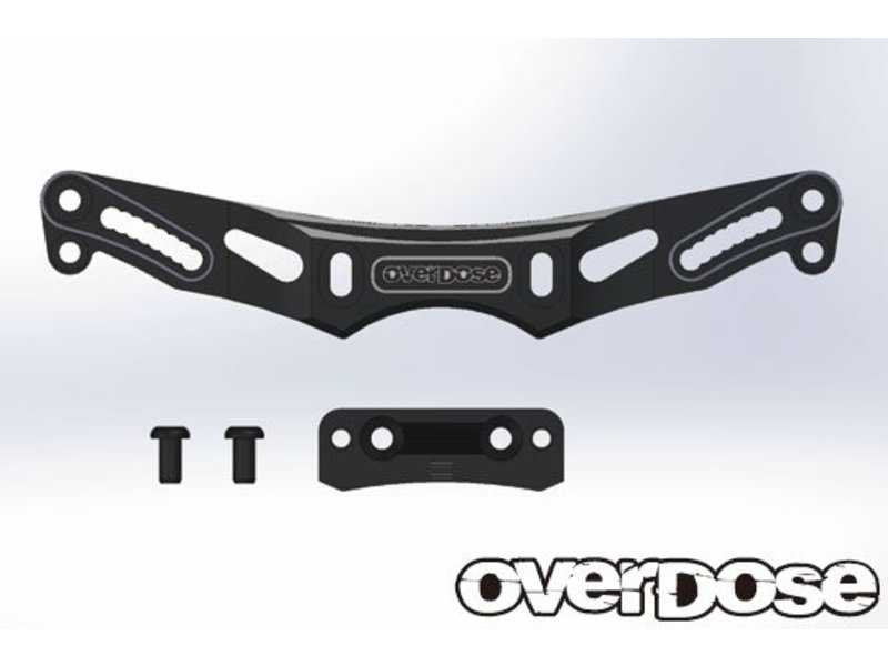 Overdose Height Adjustment Aluminum Rear Shock Tower for XEX, XEX Vspec. / Color: Black