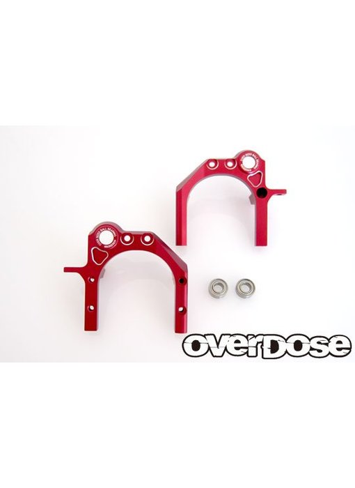 Overdose Oversize Ball Bearing Center Mount for Divall (LR set) / Red