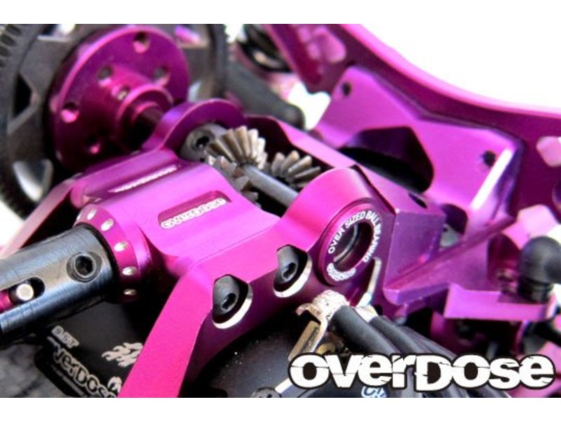 Overdose Oversize Ball Bearing Center Mount for Divall (LR set) / Color: Red