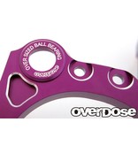 Overdose Oversize Ball Bearing Center Mount for Divall (LR set) / Color: Red