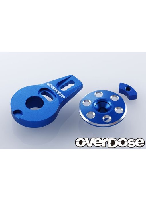 Overdose Alum. Servo Saver Horn Type-2 for OD1462 / Blue