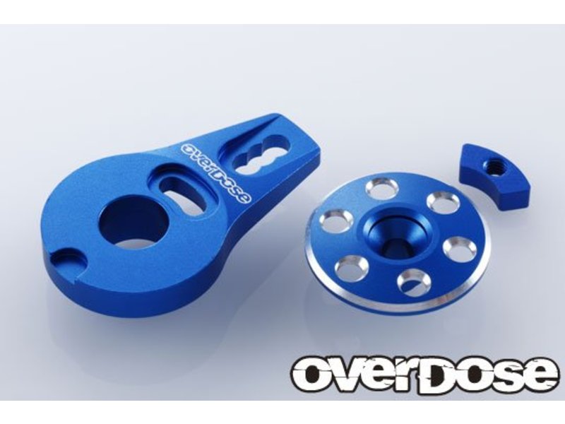 Overdose Aluminum Servo Saver Horn Type-2 for OD1462 / Color: Blue