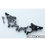 Overdose Multi Purpose Aluminum Rear Bulkhead for GALM / Color: Black