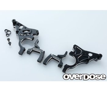 Overdose Multi Purpose Alum. Rear Bulkhead for GALM / Black