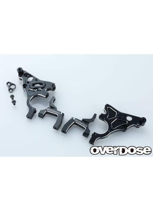 Overdose Multi Purpose Alum. Rear Bulkhead for GALM / Black