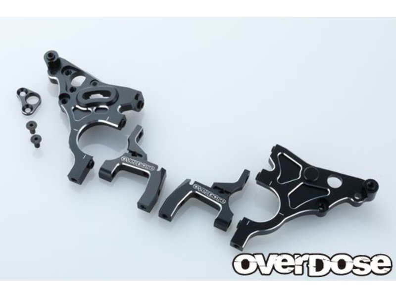 Overdose Multi Purpose Aluminum Rear Bulkhead for GALM / Color: Black