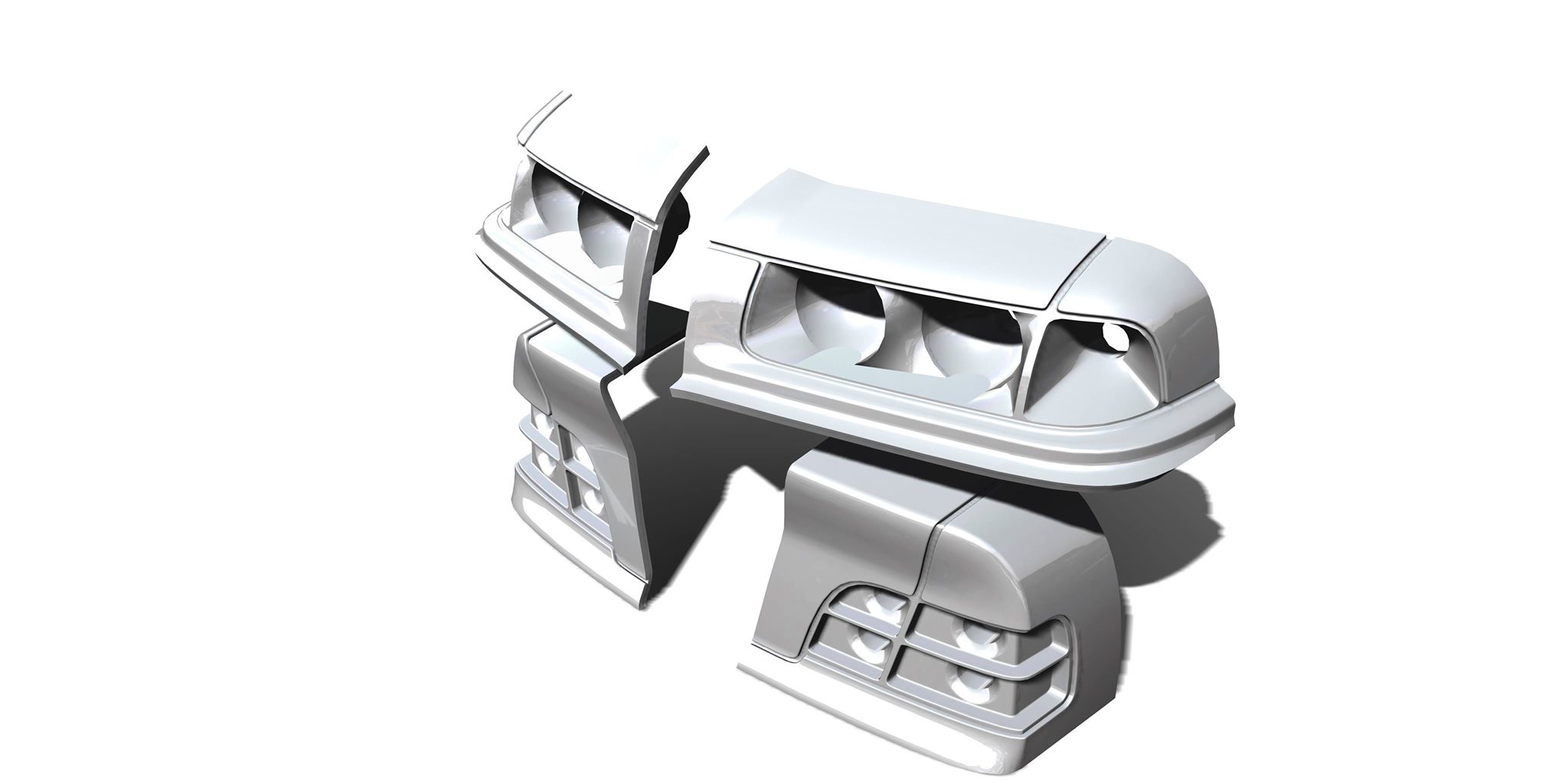 rc car light buckets