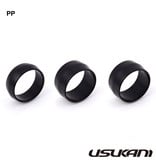 Usukani D3T-OP03-PP - Ultrathin / Lightweight Tires Set F&R PP for Concrete (3pcs)