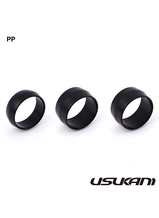 Usukani Ultrathin / Lightweight Tires Set F&R PP for Concrete (3pcs)