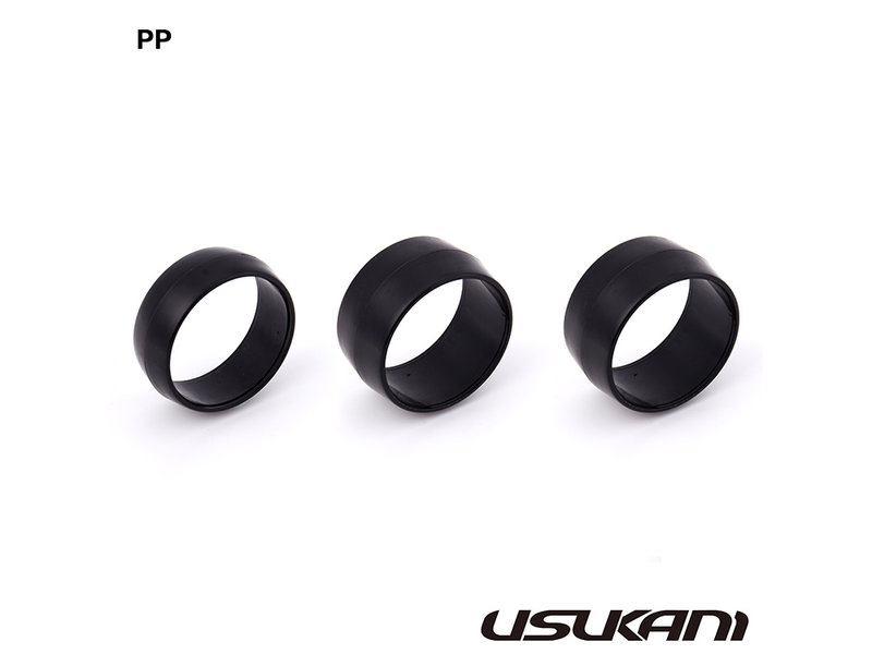 Usukani D3T-OP03-PP - Ultrathin / Lightweight Tires Set F&R PP for Concrete (3pcs)