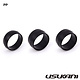Ultrathin / Lightweight Tires Set F&R PP for Concrete (3pcs)