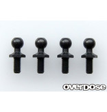 Overdose King Pin Ball Stud φ4.8mm x 6mm (4pcs)