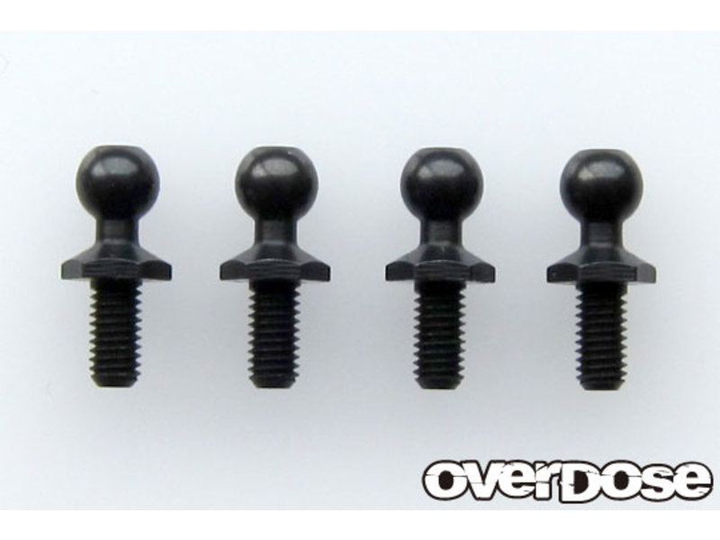 Overdose King Pin Ball Stud φ4.8mm x 6mm (4pcs)