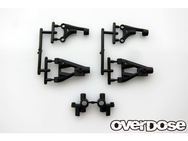 Overdose / OD2257B / Front Suspension Arm & Knuckle Set for XEX