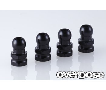 Overdose Alum. Shock Stand Off / Black (4)