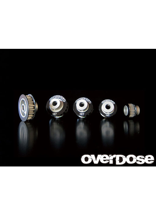 Overdose Center Pulley 12T for Vacula / Black