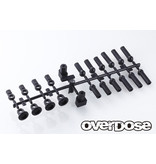 Overdose Ball Cap & Shock Parts Set Molybdenum for Vacula, Divall, XEX