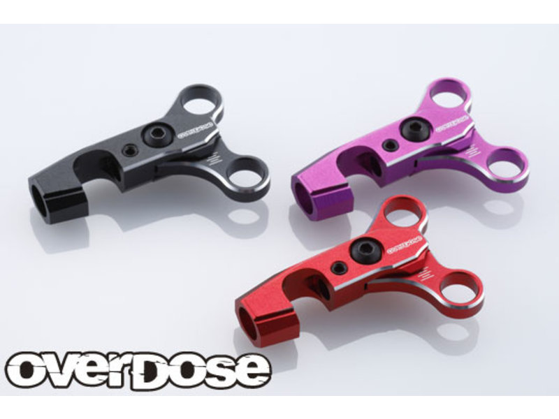 Overdose Adjustable Aluminum Front Upper Arm Set for OD / Color: Black