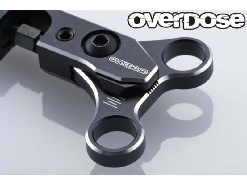 Overdose Adjustable Aluminum Front Upper Arm Set for OD / Color: Black