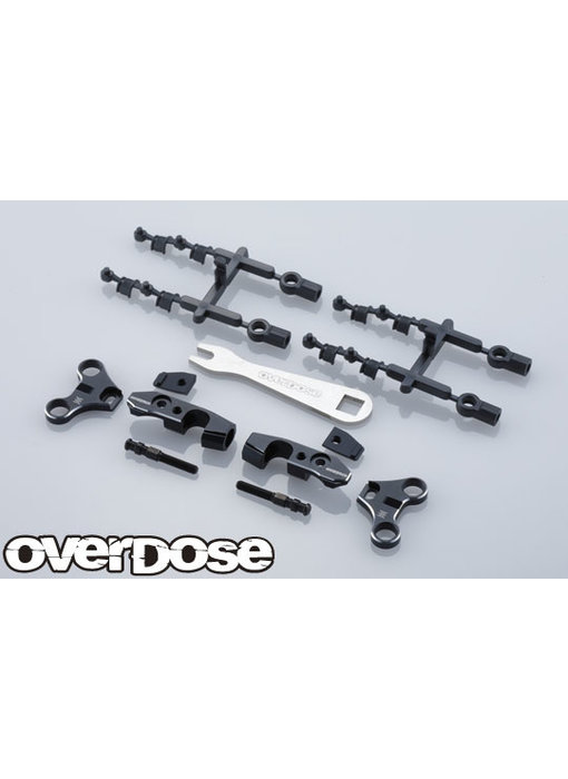 Overdose Adj. Alum. Front Upper Arm Set for OD / Black