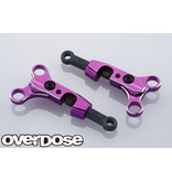 Overdose Adjustable Aluminum Front Upper Arm Set for OD / Color: Purple