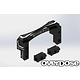 2-Way Layout Alum. Servo Mount for Vacula, Divall, Vacula II, GALM / Black