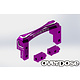 2-Way Layout Alum. Servo Mount for Vacula, Divall, Vacula II, GALM / Purple