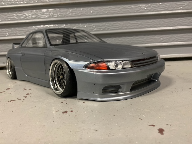 Addiction Rc Ad Hb1 1 Nissan Skyline R32 Gt R Pandem Body Drifted