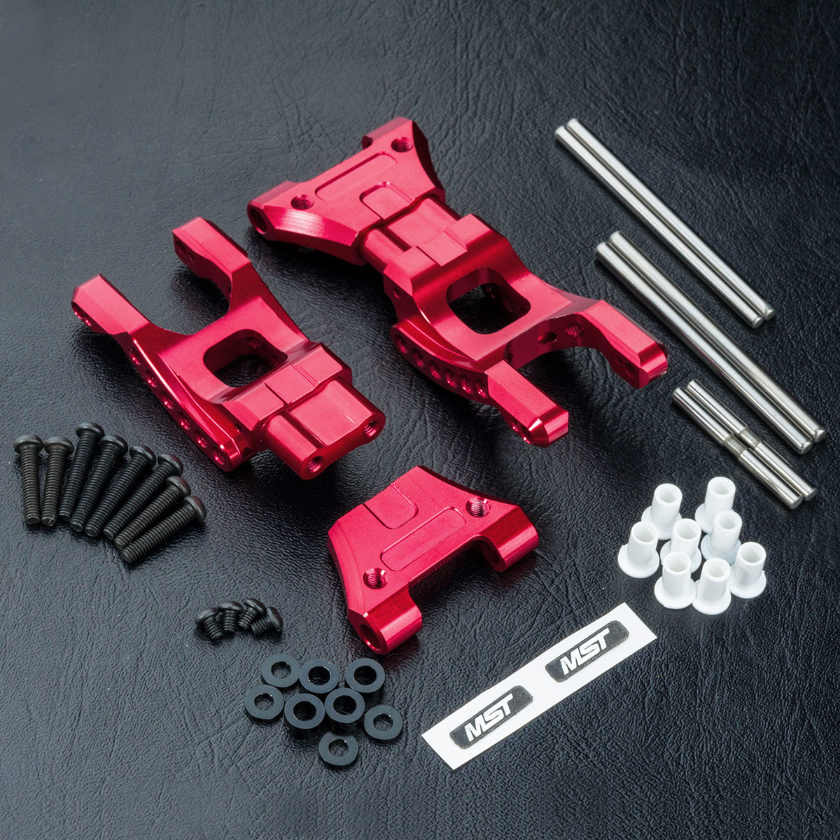 MST MB Alum. Rear Lower Arm Set - Red MST MB Alum. Rear Lower Arm Set - Red