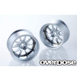 Overdose SSR Professor SP3 / Color: Matte Chrome / Offset: 9mm (2pcs)