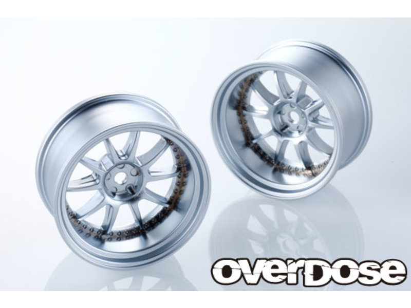 Overdose SSR Professor SP3 / Color: Matte Chrome / Offset: 9mm (2pcs)