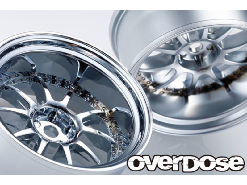 Overdose SSR Professor SP3 / Color: Matte Chrome / Offset: 9mm (2pcs)