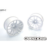 Overdose R-SPEC Work Emotion CR Kiwami / Color: White / Offset: 7mm (2pcs)