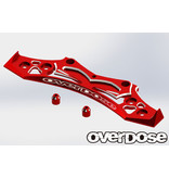 Overdose Aluminum Bumper for OD, YOKOMO / Color: Red