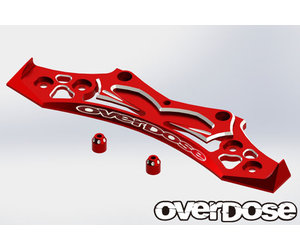 Overdose / OD2656 / Aluminum Bumper for OD, YOKOMO / Color: Red