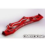 Overdose Aluminum Bumper for OD, YOKOMO / Color: Red