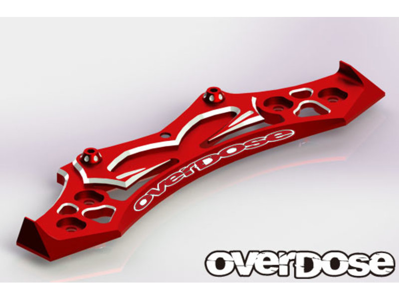 Overdose Aluminum Bumper for OD, YOKOMO / Color: Red